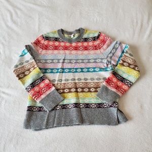 GAP Women's Colorful Stripped Sweater